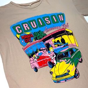 SHEIN Crusin American Style Graphic Shirt. Size Small Men’s.